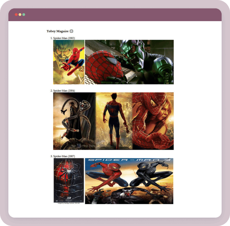 Spiderman Project Task 3