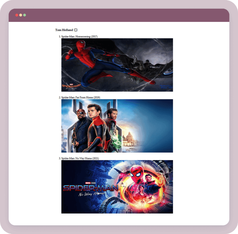 Spiderman Project Task 5